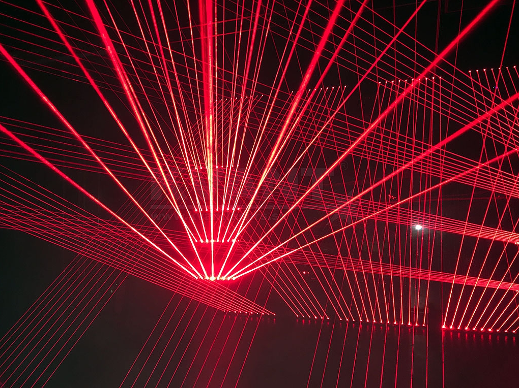 LED bar red laser